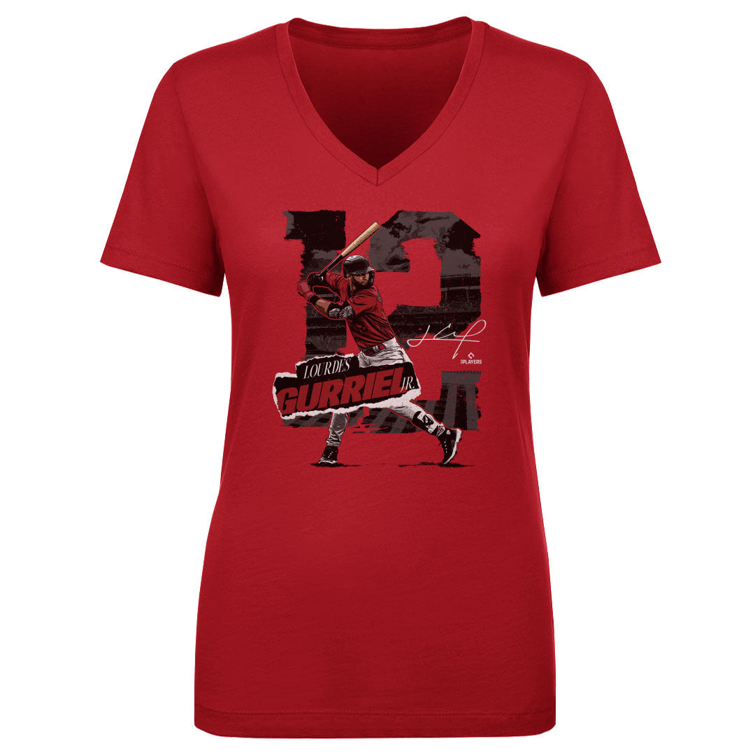 Lourdes Gurriel Jr. Women's V-Neck T-Shirt | 500 LEVEL