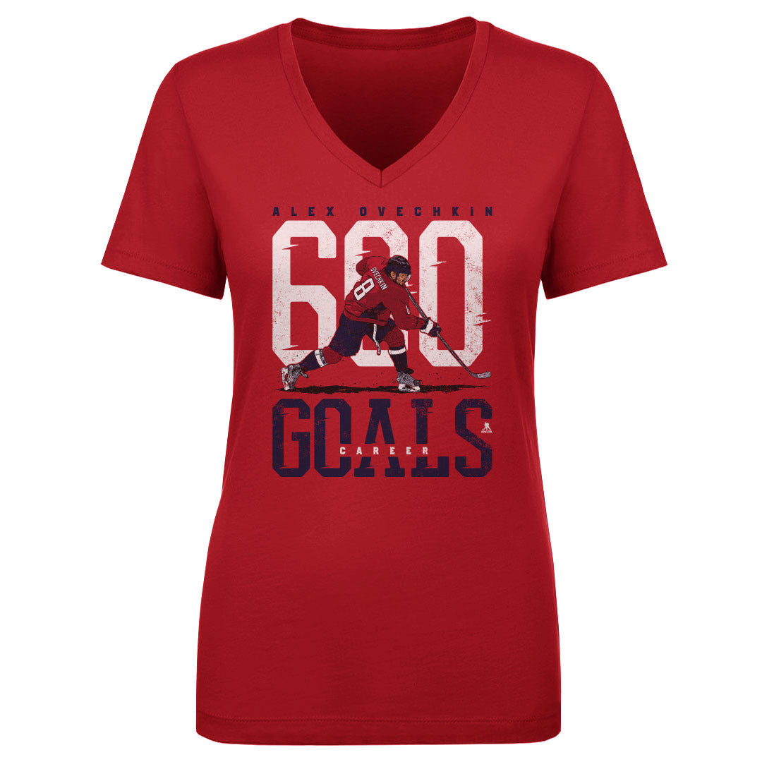 Alex Ovechkin Women's V-Neck T-Shirt | 500 LEVEL