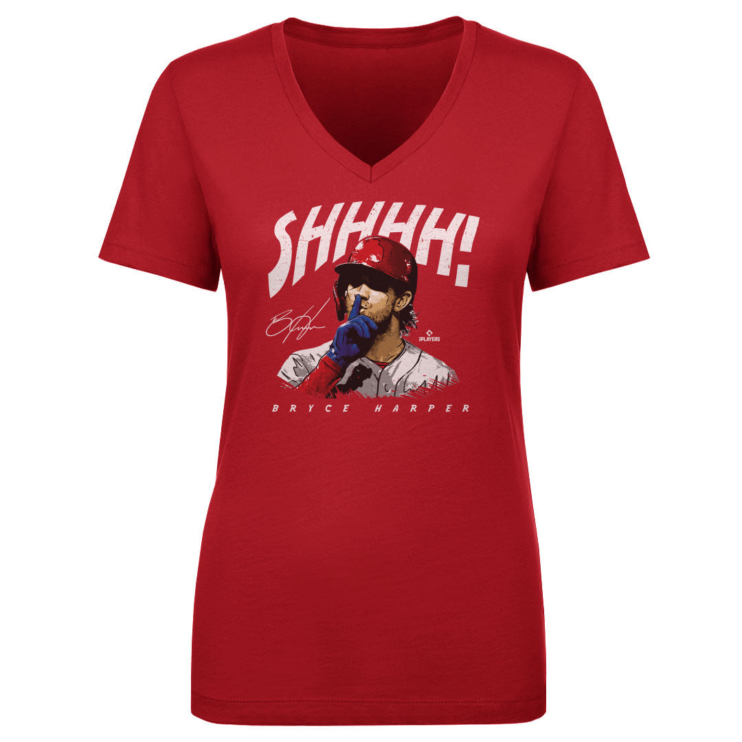 Bryce Harper Women's V-Neck T-Shirt | 500 LEVEL