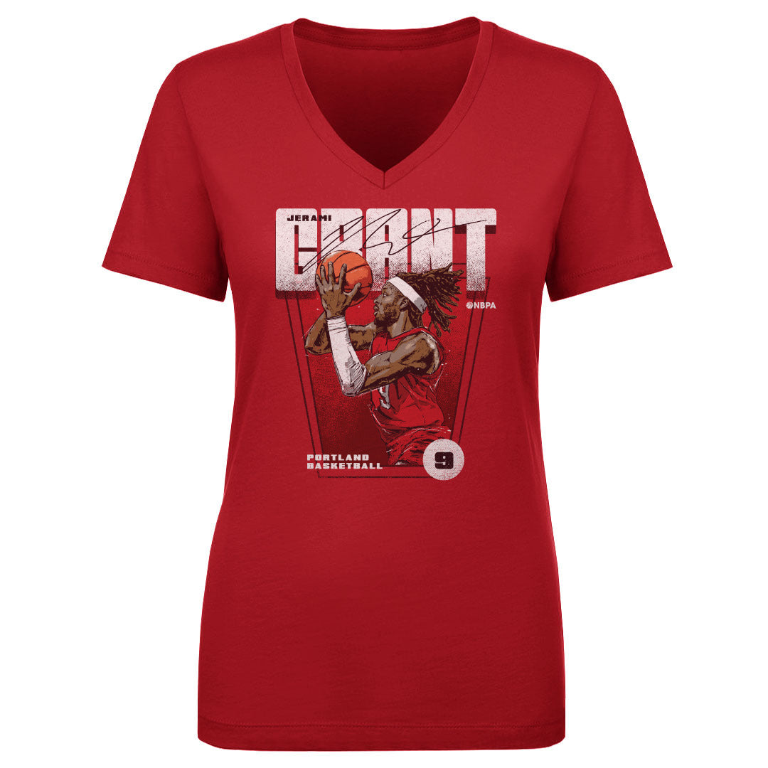 Jerami Grant Women's V-Neck T-Shirt | 500 LEVEL