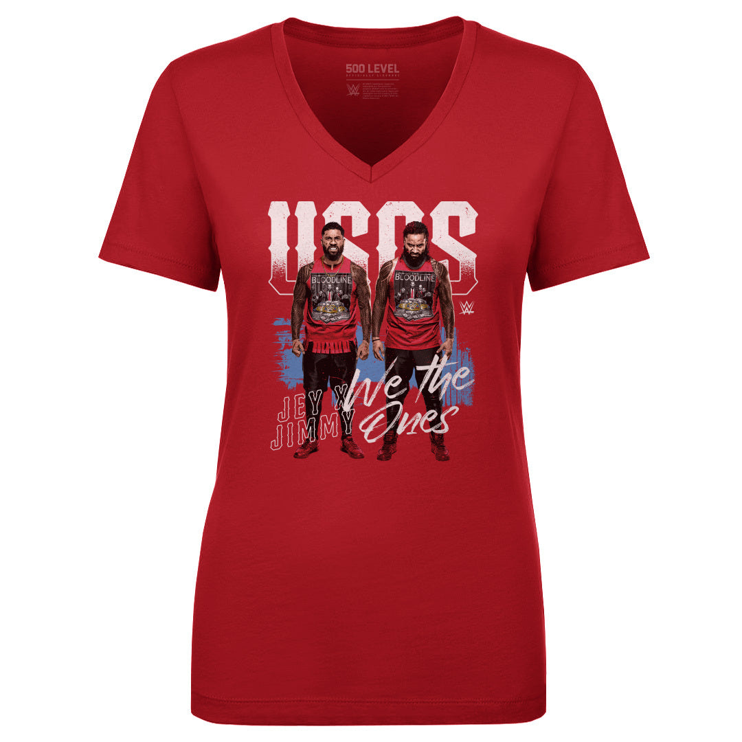 The Usos Women's V-Neck T-Shirt | 500 LEVEL