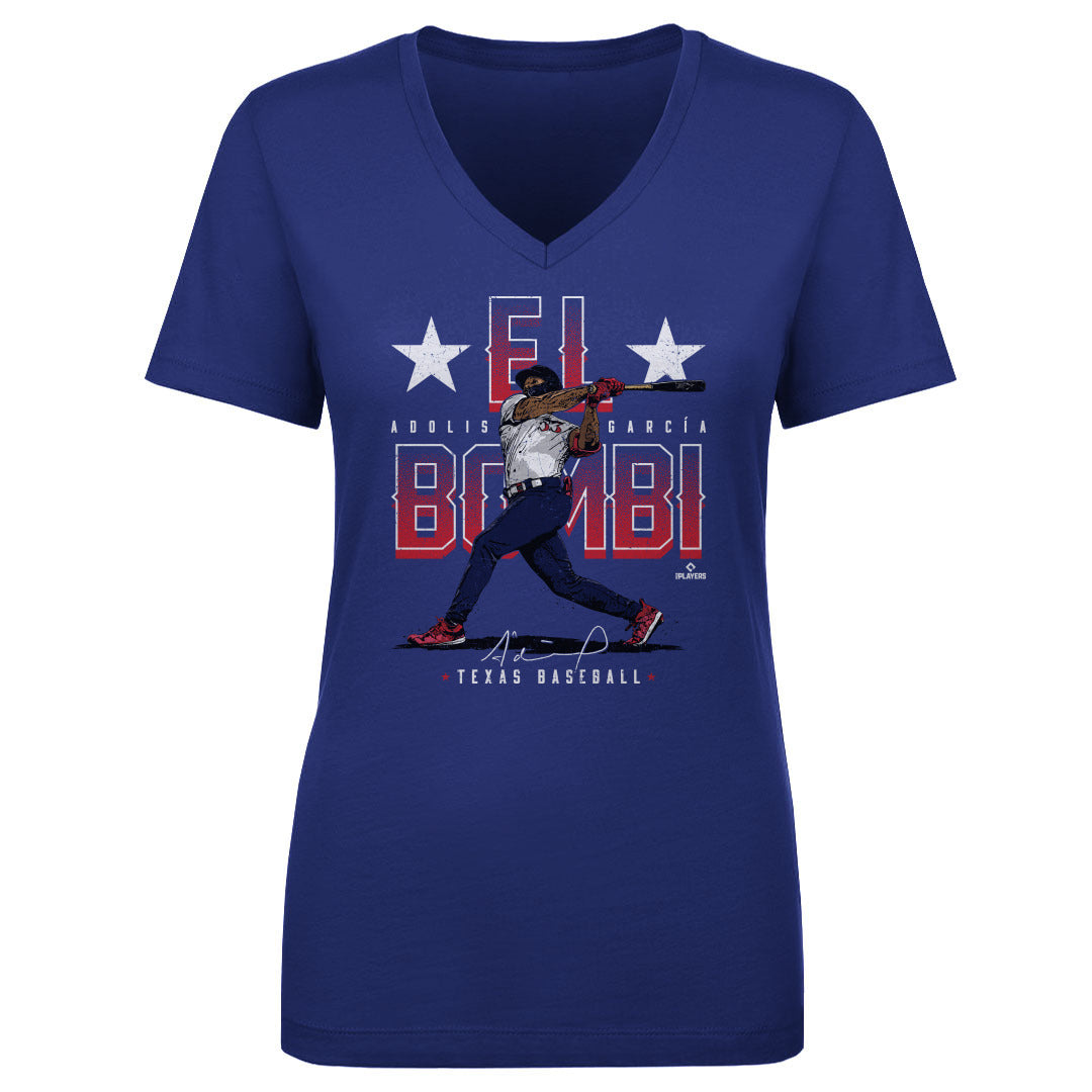 Adolis Garcia Women's V-Neck T-Shirt | 500 LEVEL