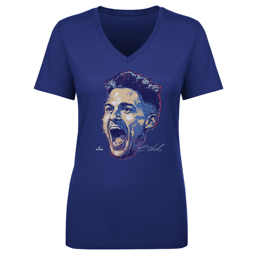 Enrique Hernandez Women's V-Neck T-Shirt | 500 LEVEL
