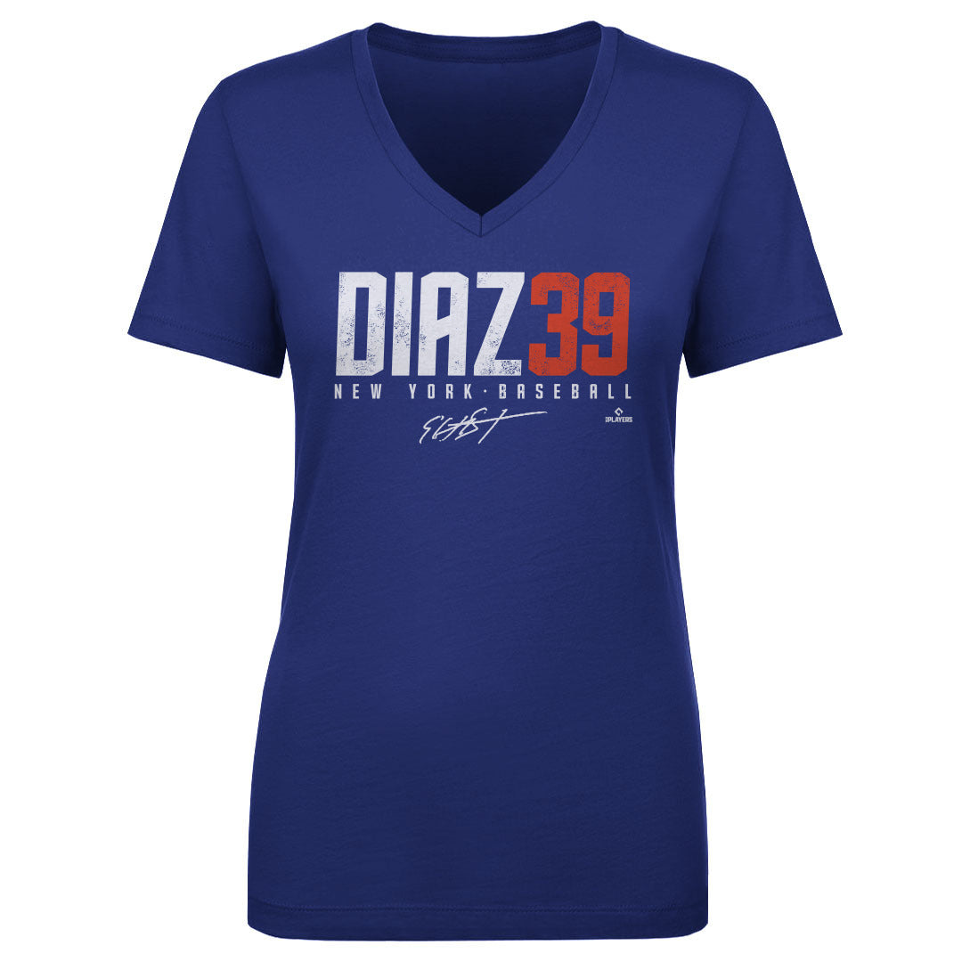 Edwin Diaz Women's V-Neck T-Shirt | 500 LEVEL
