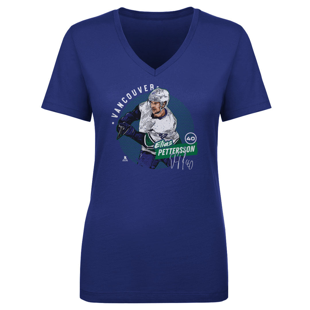 Elias Pettersson Women's V-Neck T-Shirt | 500 LEVEL