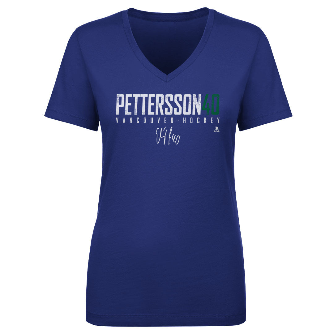 Elias Pettersson Women's V-Neck T-Shirt | 500 LEVEL