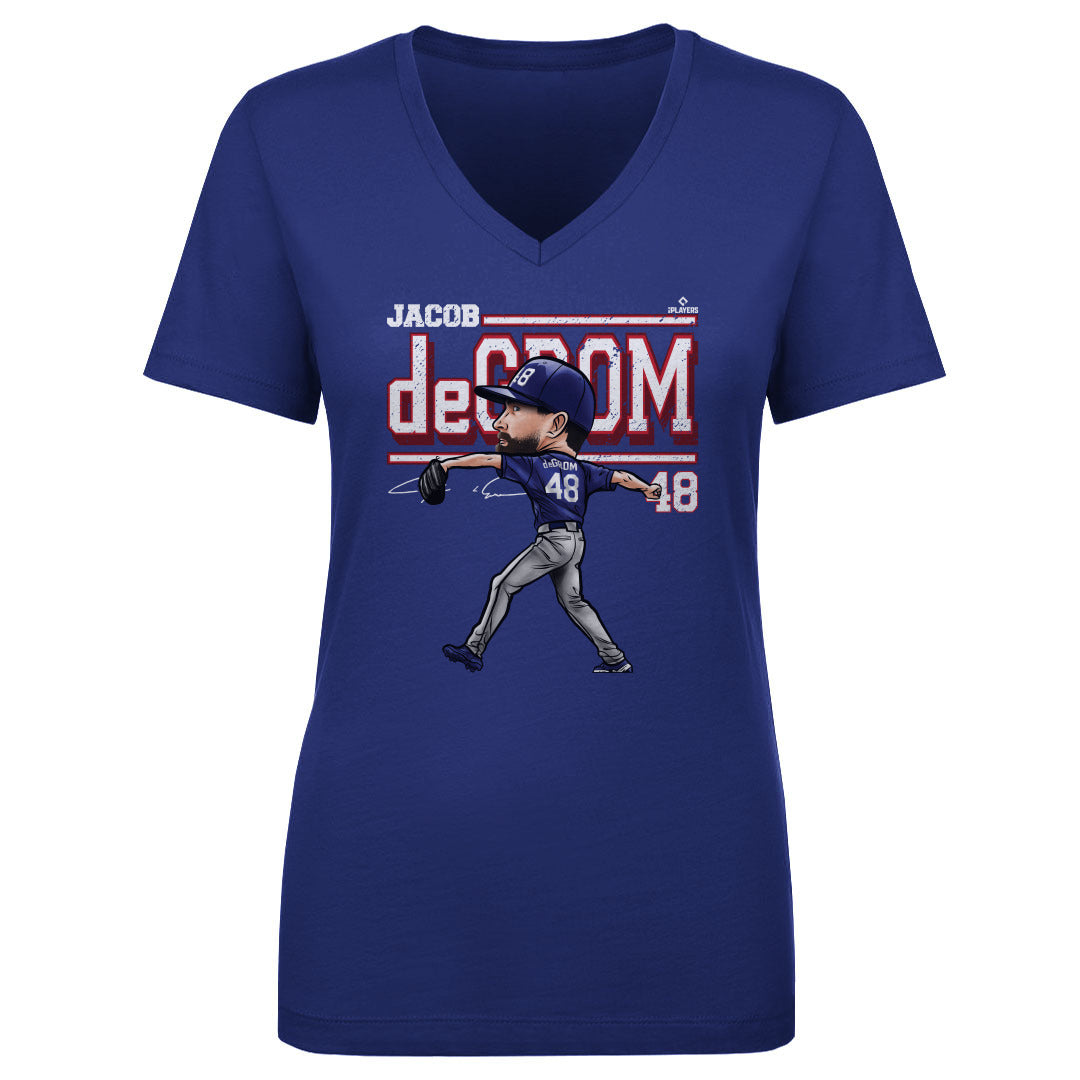 Jacob deGrom Women's V-Neck T-Shirt | 500 LEVEL