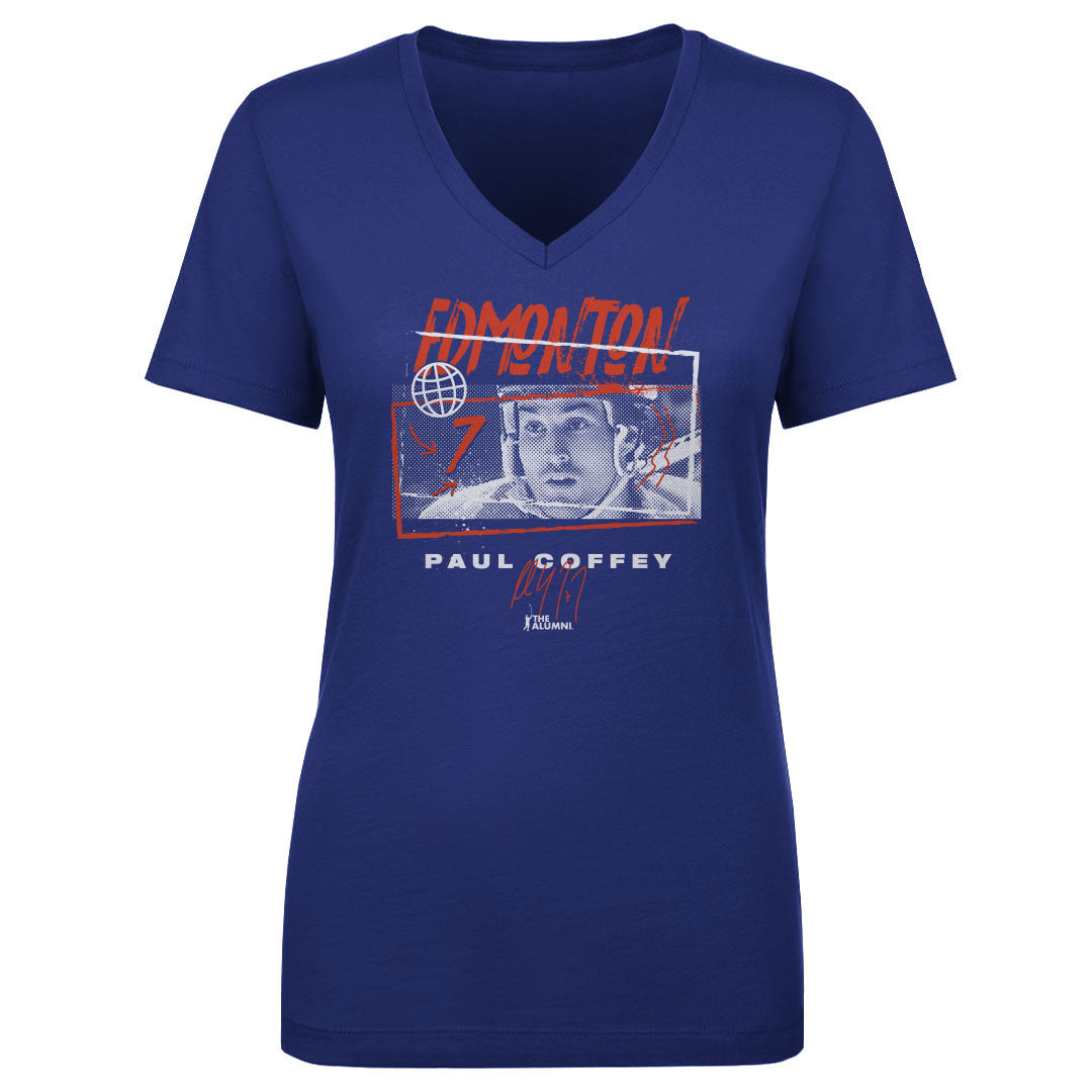 Paul Coffey Women's V-Neck T-Shirt | 500 LEVEL