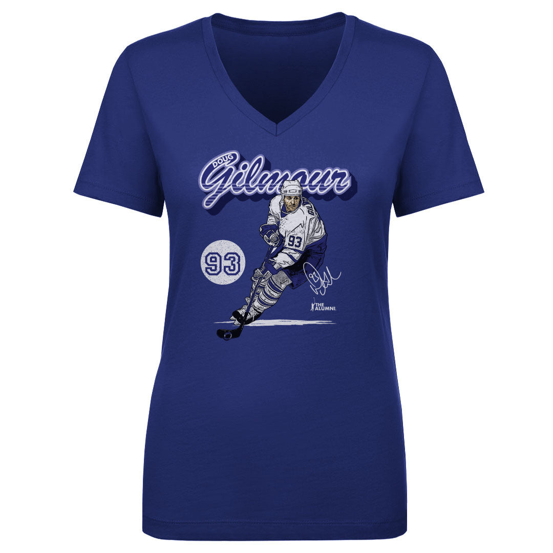 Doug Gilmour Women's V-Neck T-Shirt | 500 LEVEL
