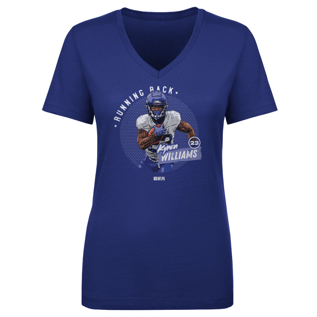 Kyren Williams Women's V-Neck T-Shirt | 500 LEVEL