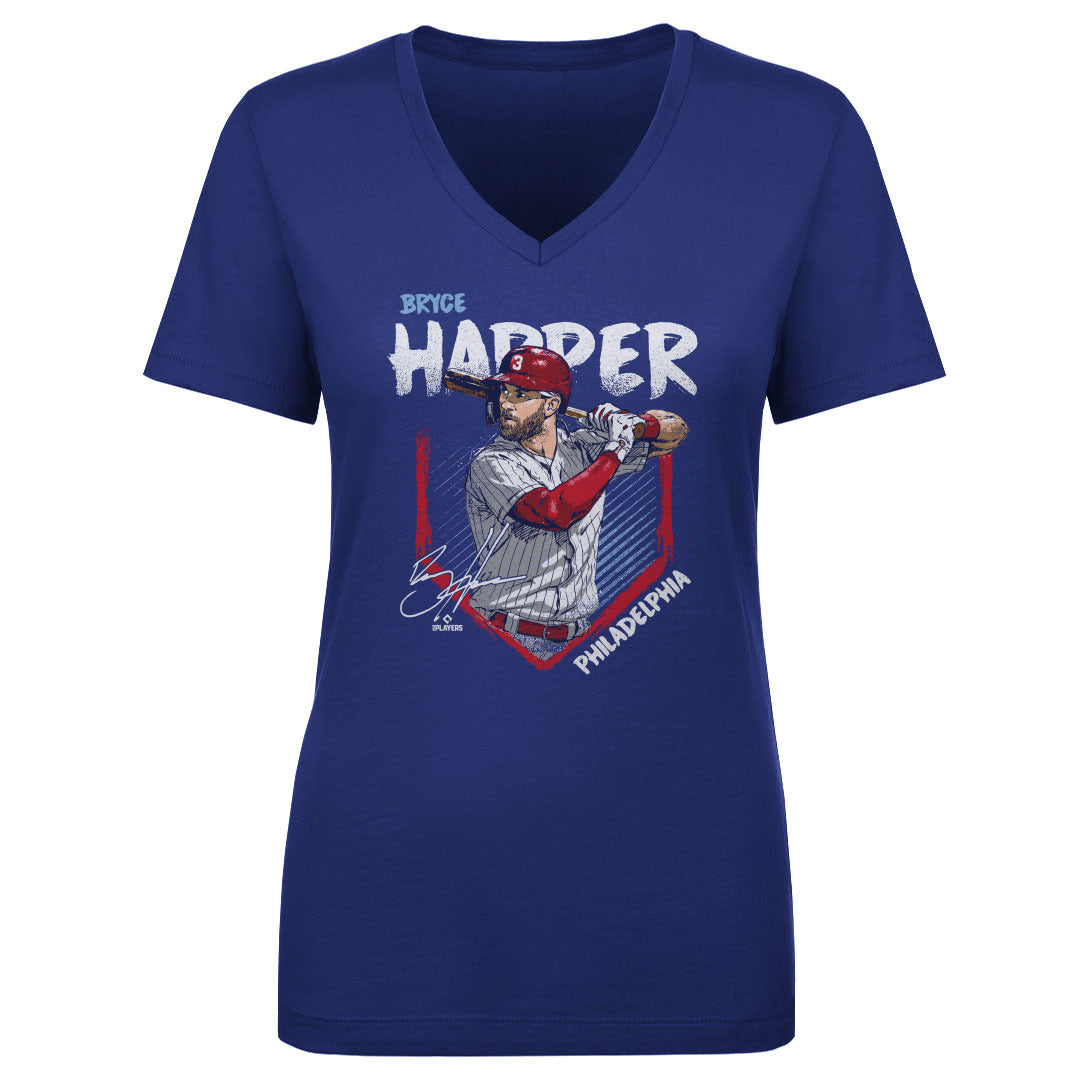 Bryce Harper Women's V-Neck T-Shirt | 500 LEVEL
