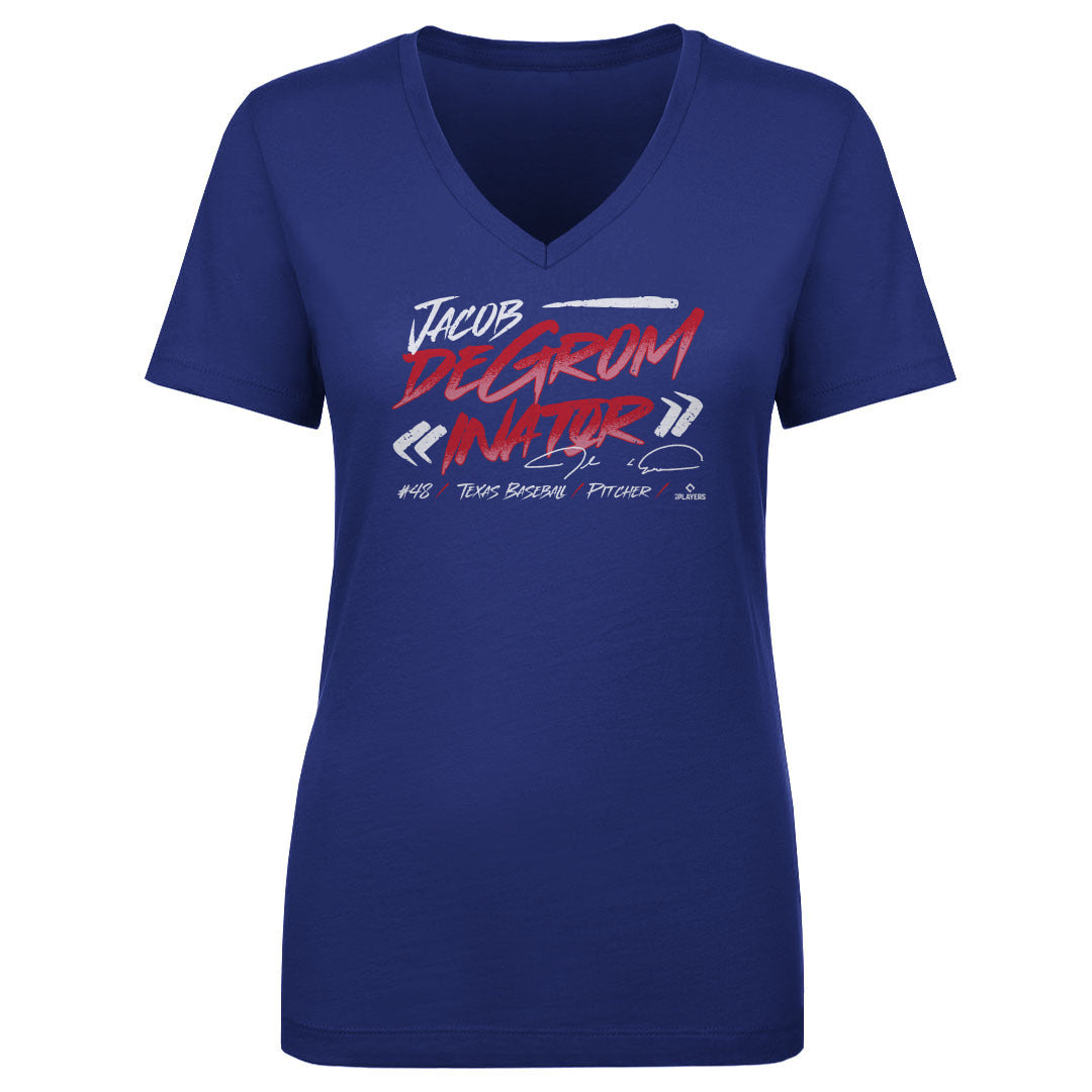 Jacob deGrom Women's V-Neck T-Shirt | 500 LEVEL