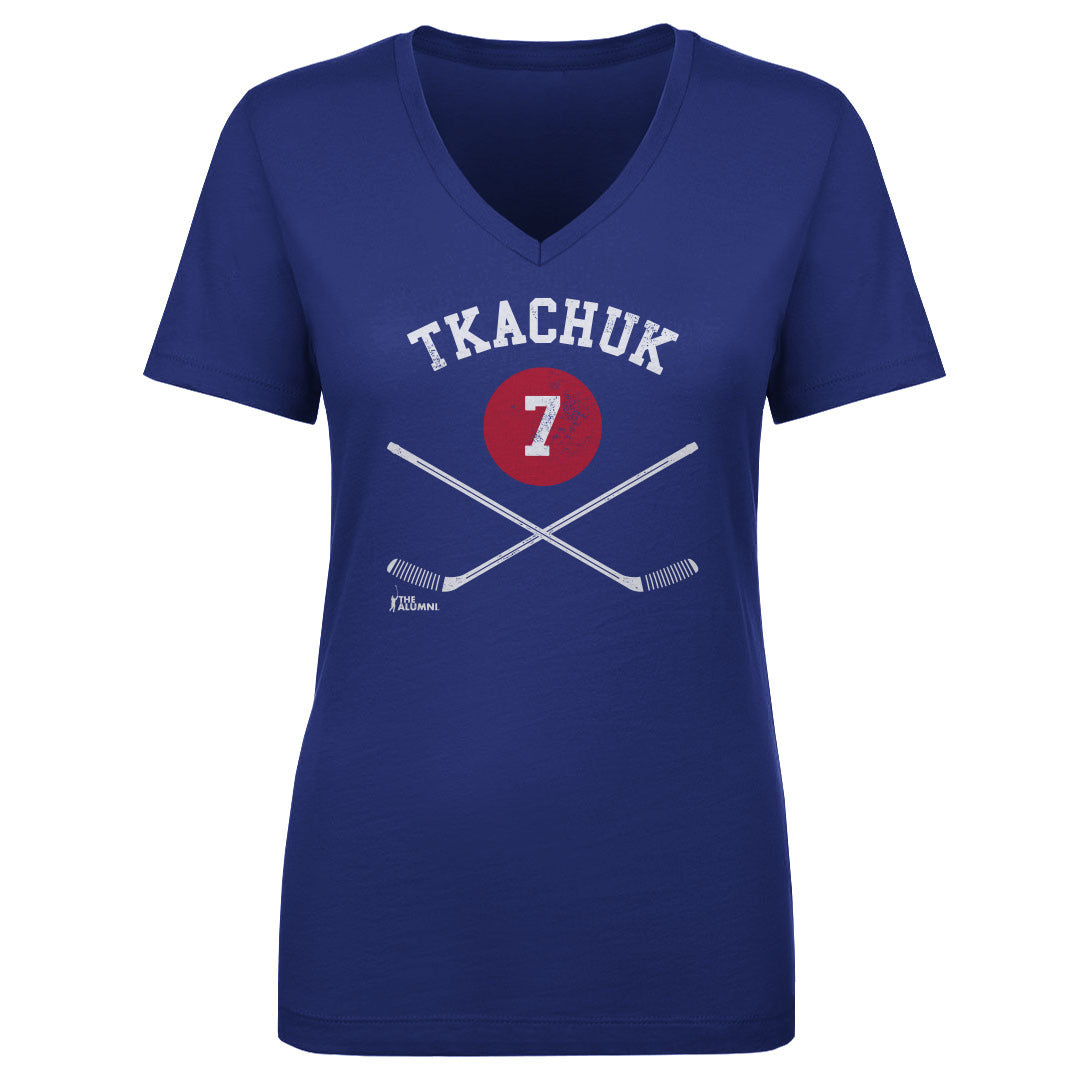 Keith Tkachuk Women's V-Neck T-Shirt | 500 LEVEL