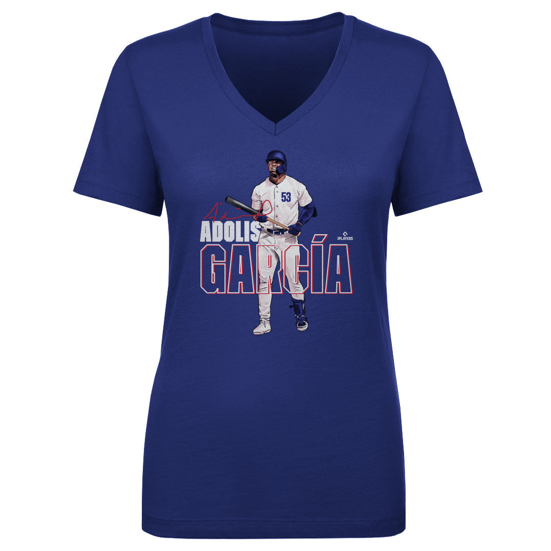 Adolis Garcia Women's V-Neck T-Shirt | 500 LEVEL