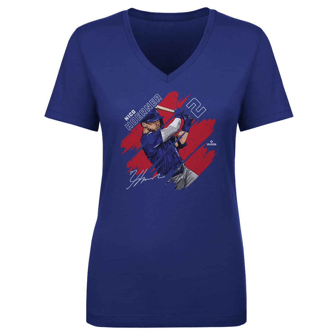 Nico Hoerner Women's V-Neck T-Shirt | 500 LEVEL