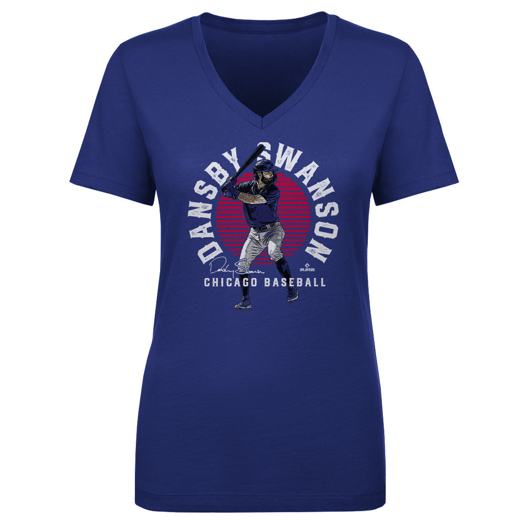 Dansby Swanson Women's V-Neck T-Shirt | 500 LEVEL