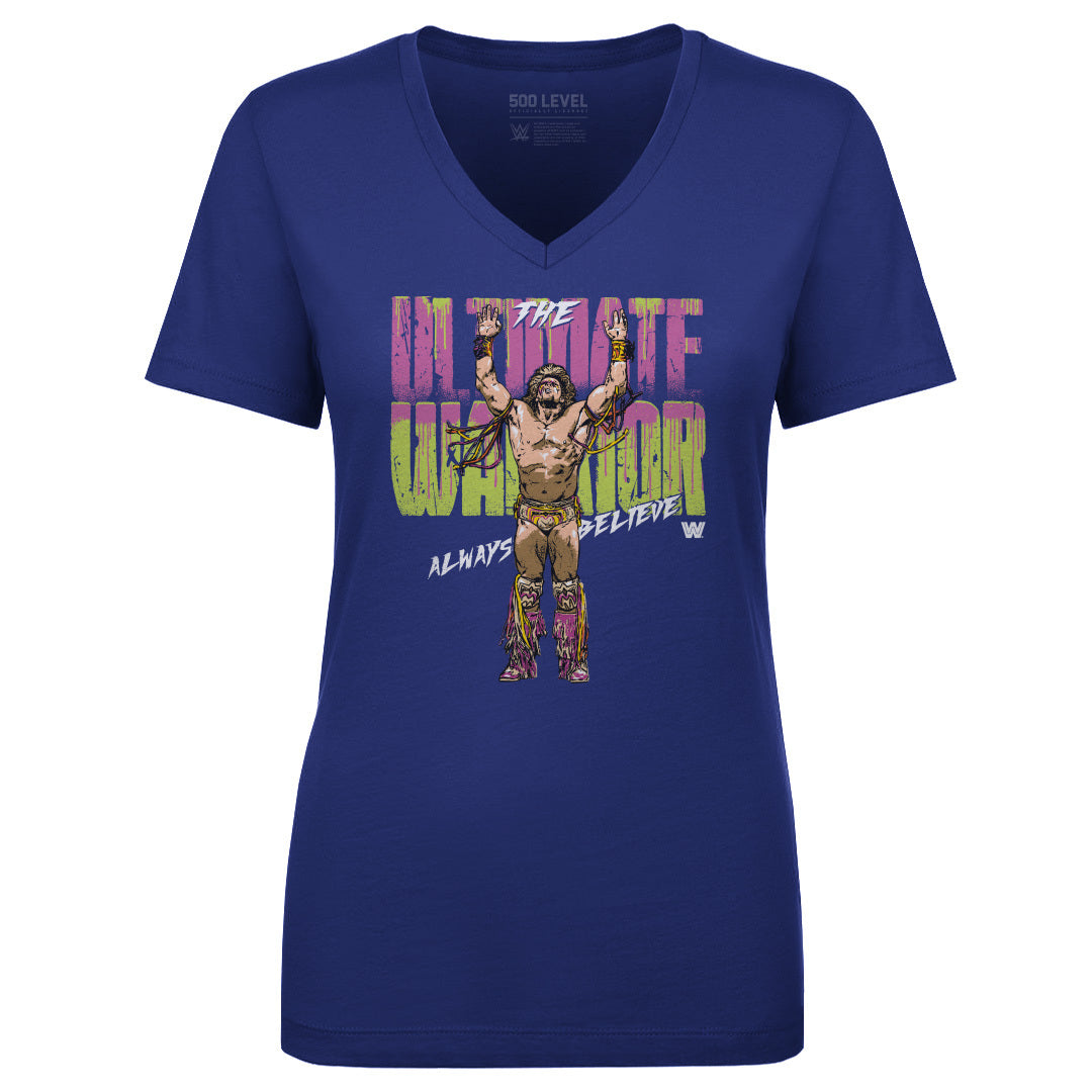 Ultimate Warrior Women's V-Neck T-Shirt | 500 LEVEL
