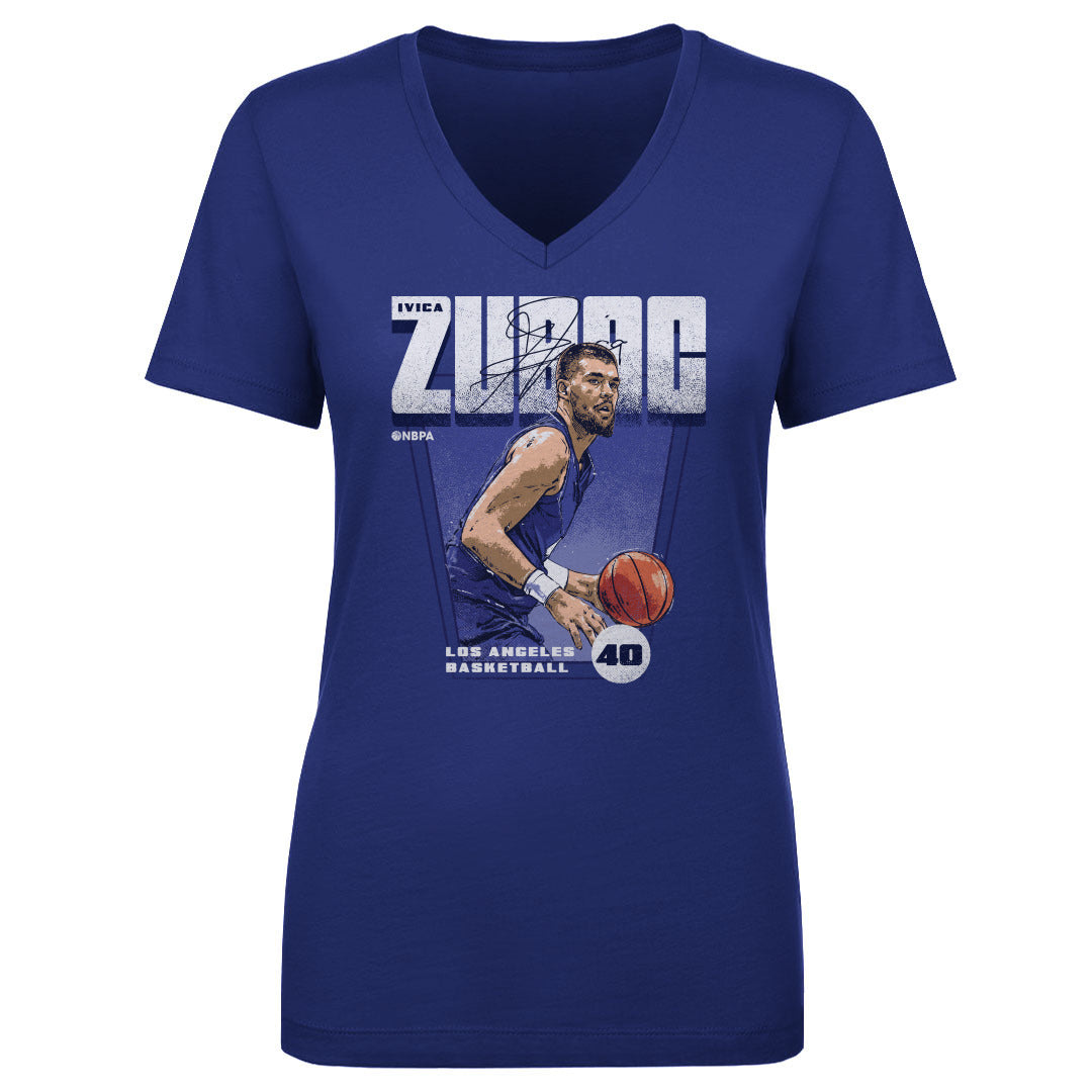 Ivica Zubac Women's V-Neck T-Shirt | 500 LEVEL