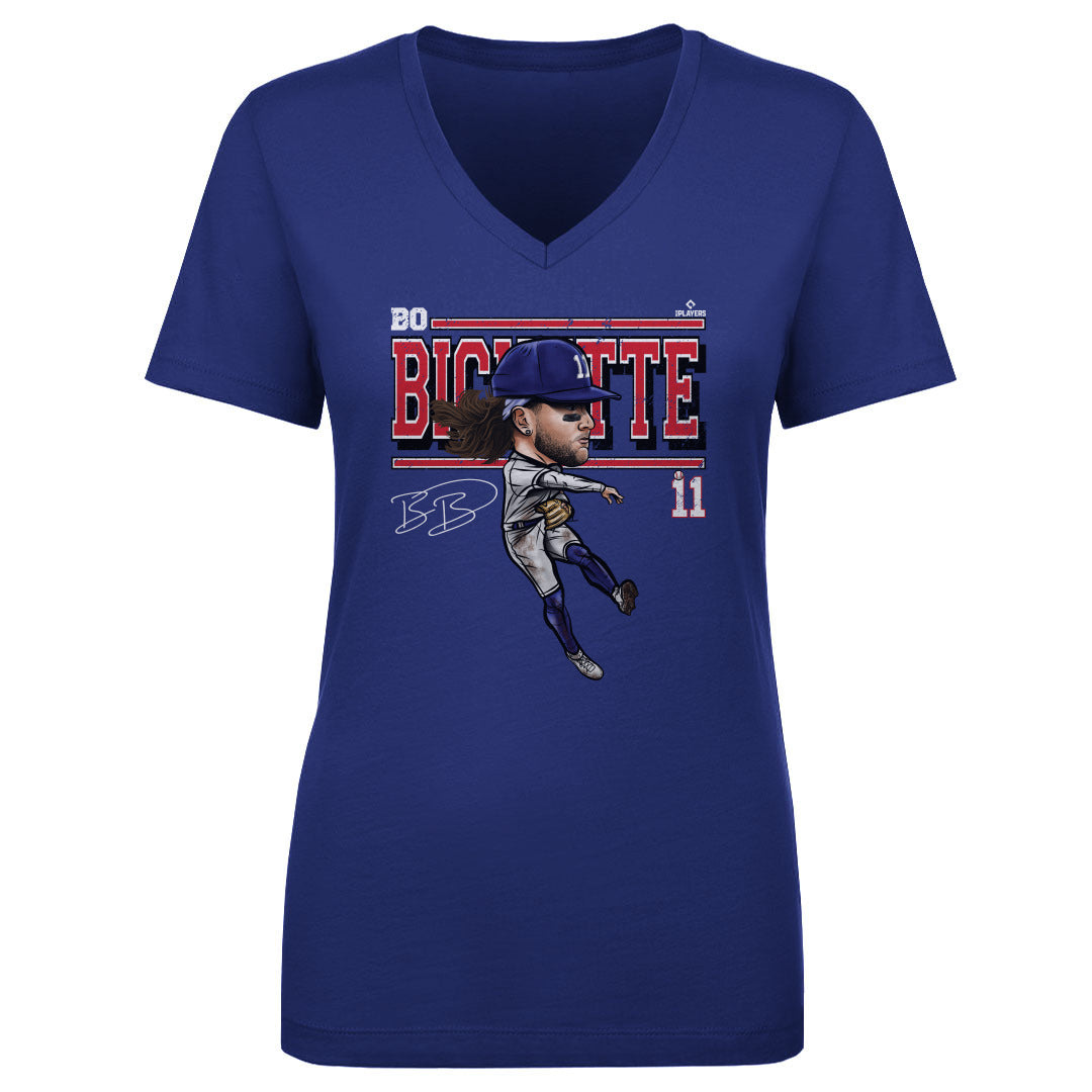 Bo Bichette Women's V-Neck T-Shirt | 500 LEVEL