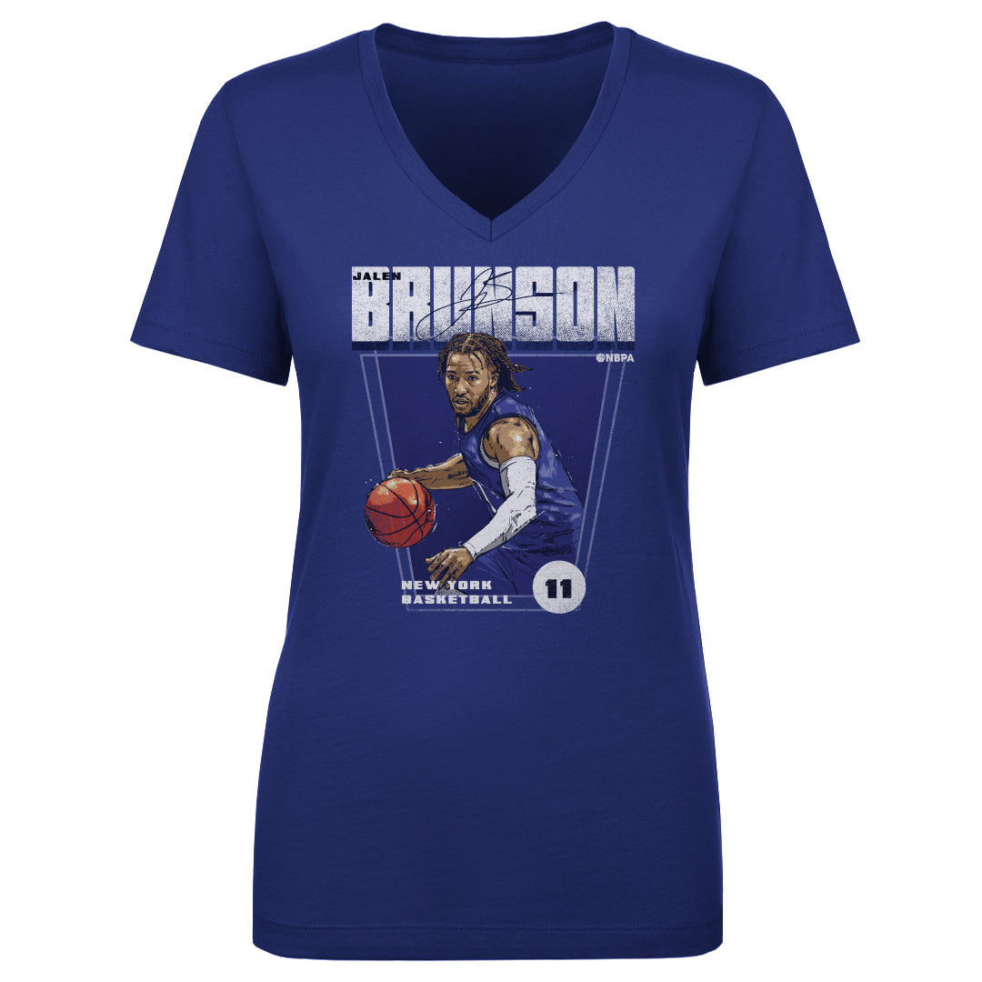 Jalen Brunson Women's V-Neck T-Shirt | 500 LEVEL