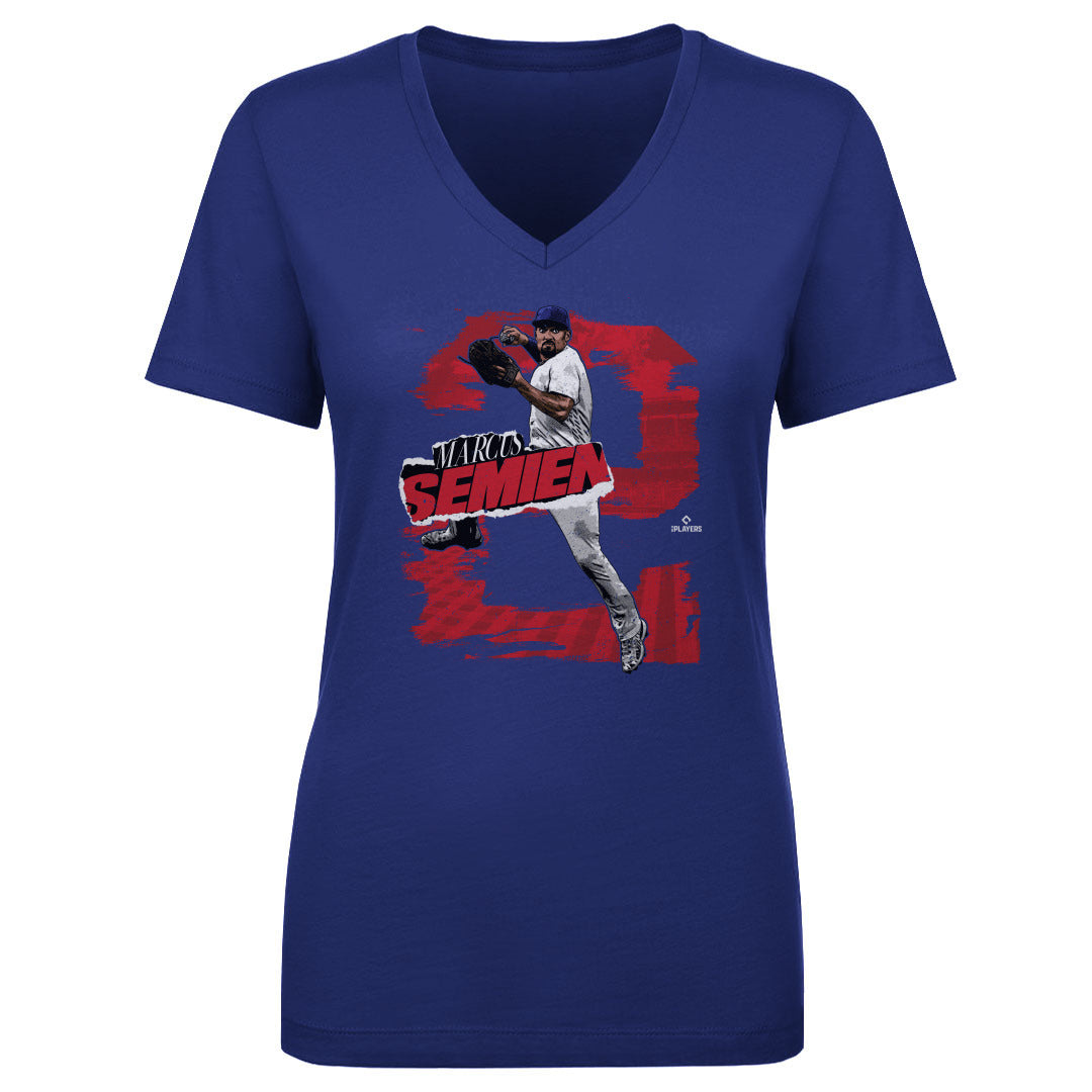 Marcus Semien Women's V-Neck T-Shirt | 500 LEVEL