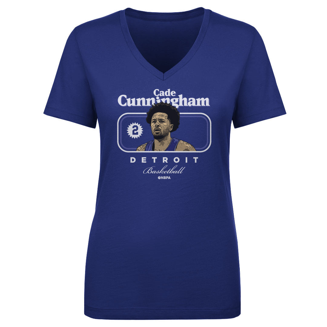 Cade Cunningham Women's V-Neck T-Shirt | 500 LEVEL
