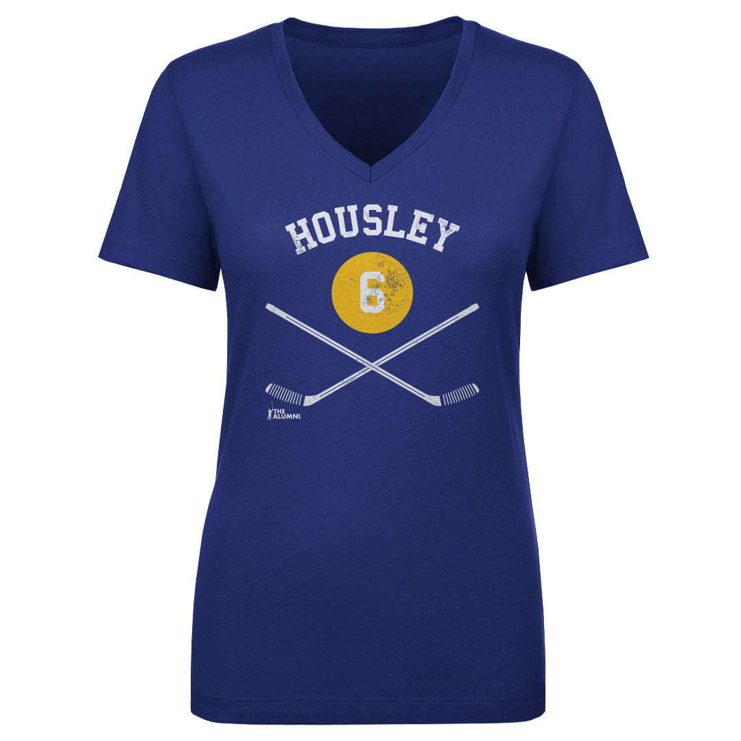 Phil Housley Women's V-Neck T-Shirt | 500 LEVEL
