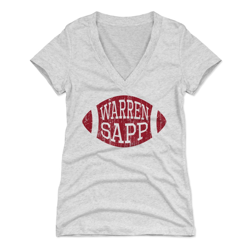 Warren Sapp Women's V-Neck T-Shirt | 500 LEVEL