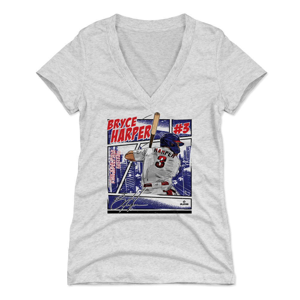 Bryce Harper Women's V-Neck T-Shirt | 500 LEVEL