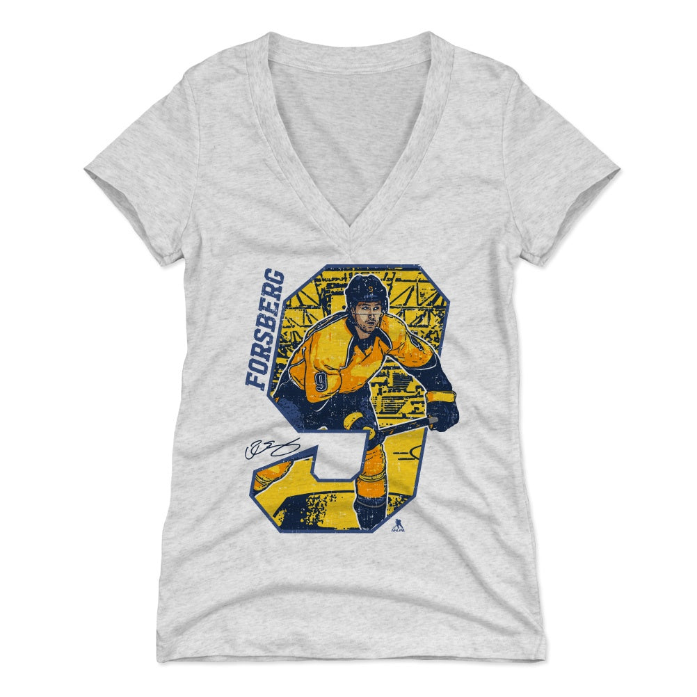 Filip Forsberg Women's V-Neck T-Shirt | 500 LEVEL