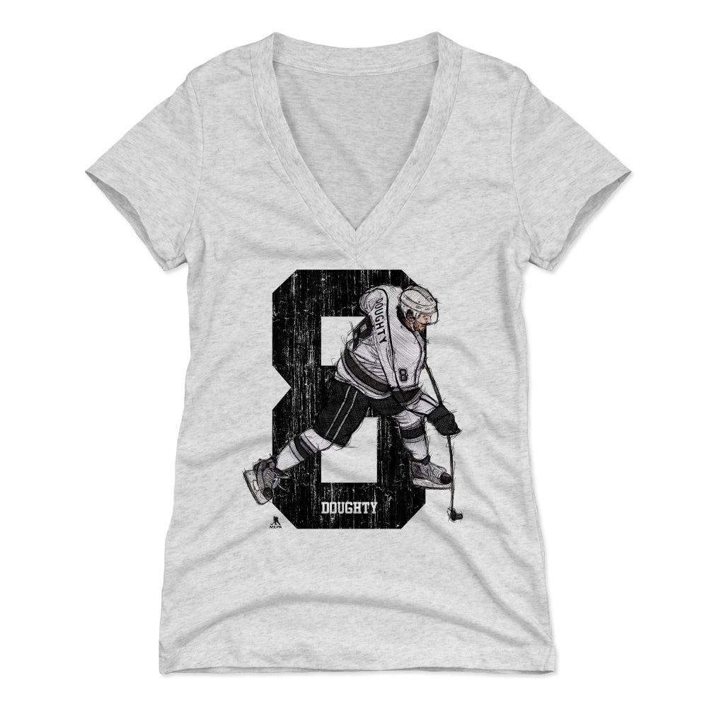 Drew Doughty Women's V-Neck T-Shirt | 500 LEVEL