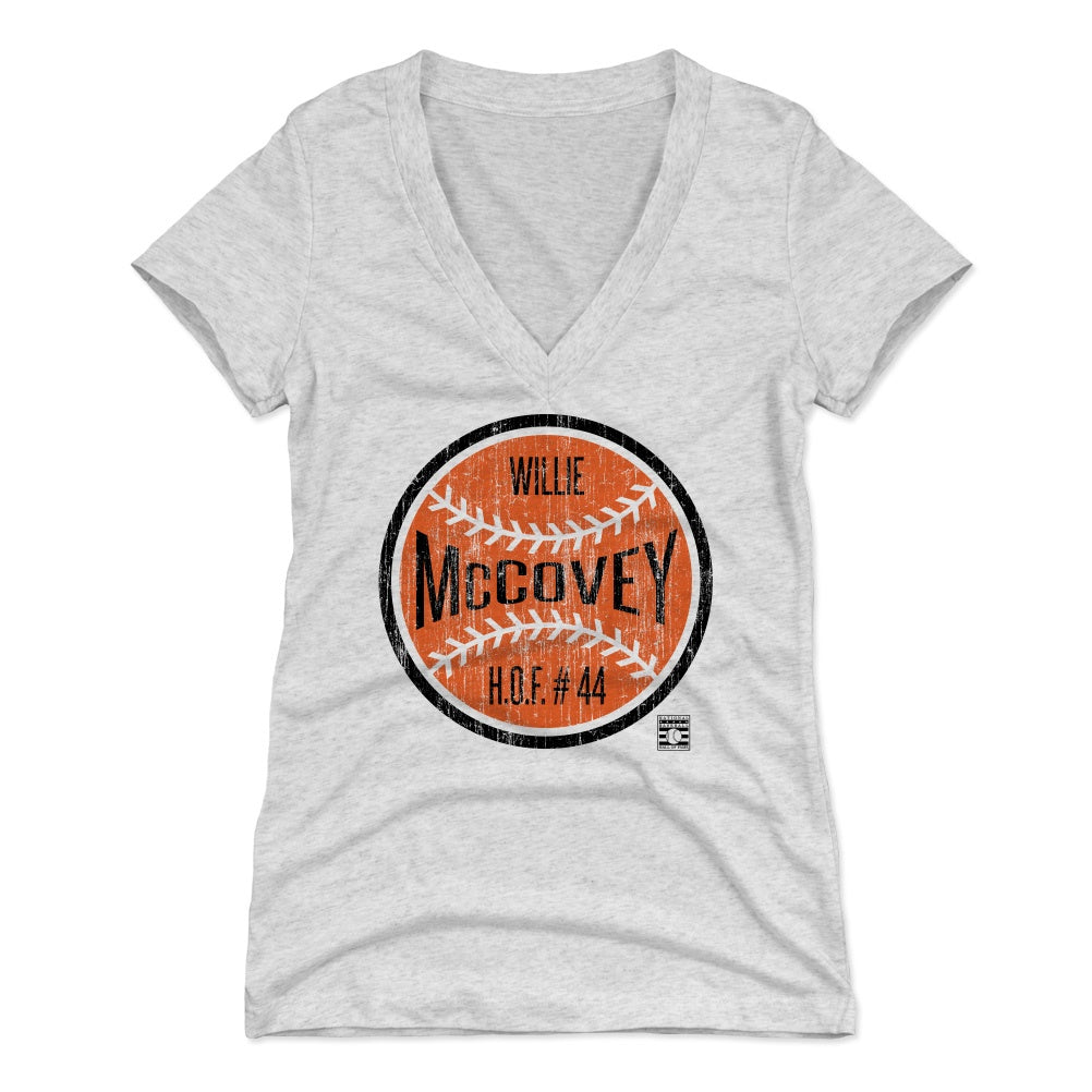 Willie McCovey Women's V-Neck T-Shirt | 500 LEVEL