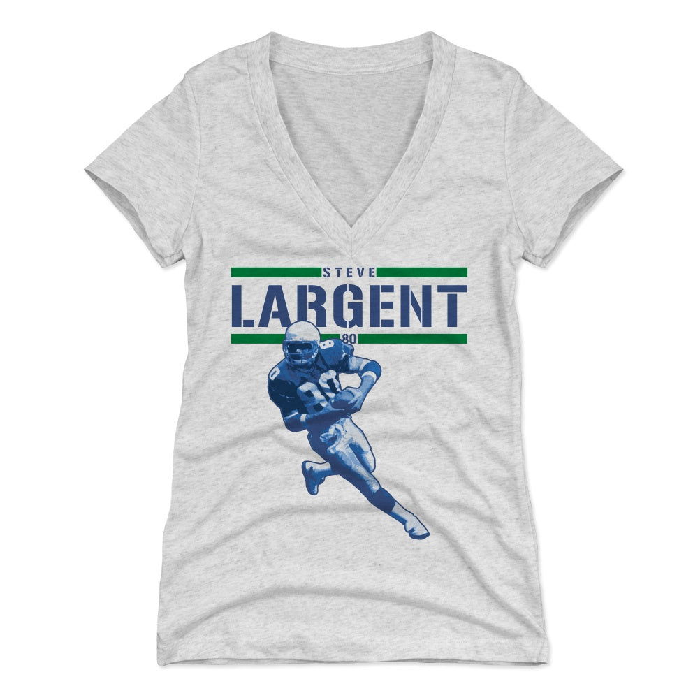 Steve Largent Women's V-Neck T-Shirt | 500 LEVEL