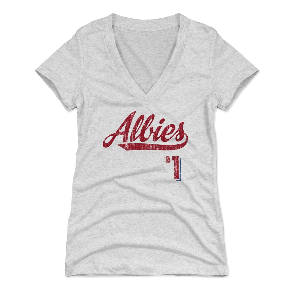 Ozzie Albies Women's V-Neck T-Shirt | 500 LEVEL