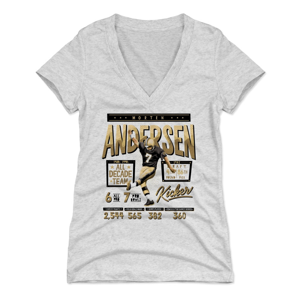 Morten Andersen Women's V-Neck T-Shirt | 500 LEVEL