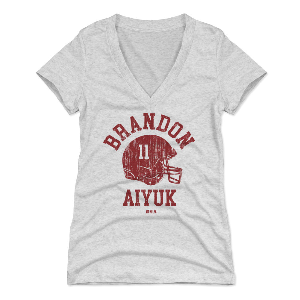 Brandon Aiyuk Women's V-Neck T-Shirt | 500 LEVEL