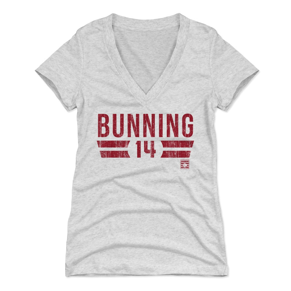 Jim Bunning Women's V-Neck T-Shirt | 500 LEVEL
