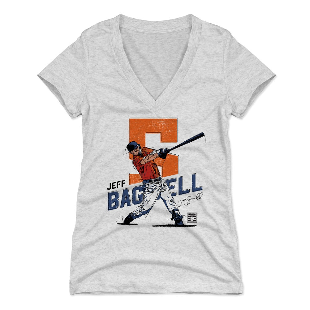 Jeff Bagwell Women's V-Neck T-Shirt | 500 LEVEL