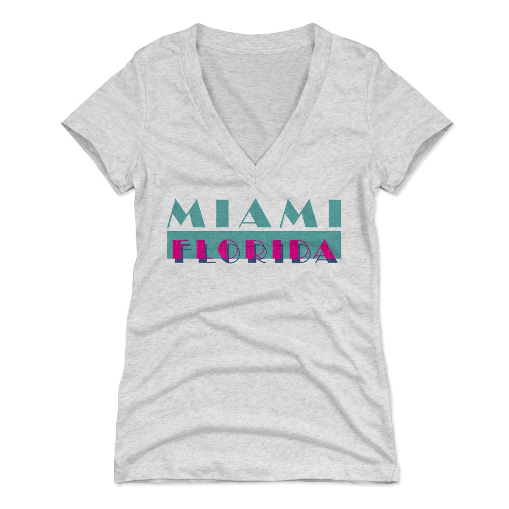 Miami Women's V-Neck T-Shirt | 500 LEVEL