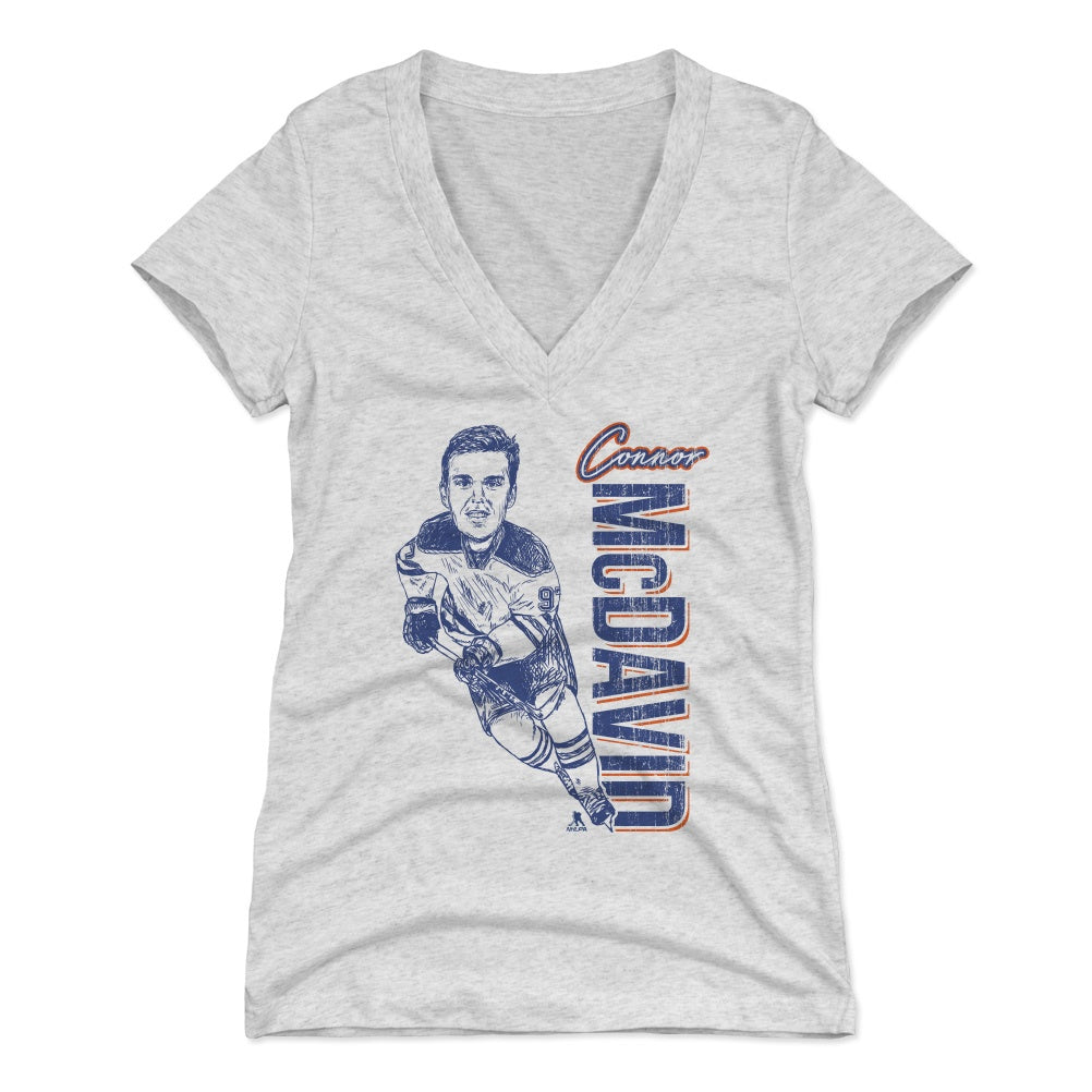 Connor McDavid Women's V-Neck T-Shirt | 500 LEVEL