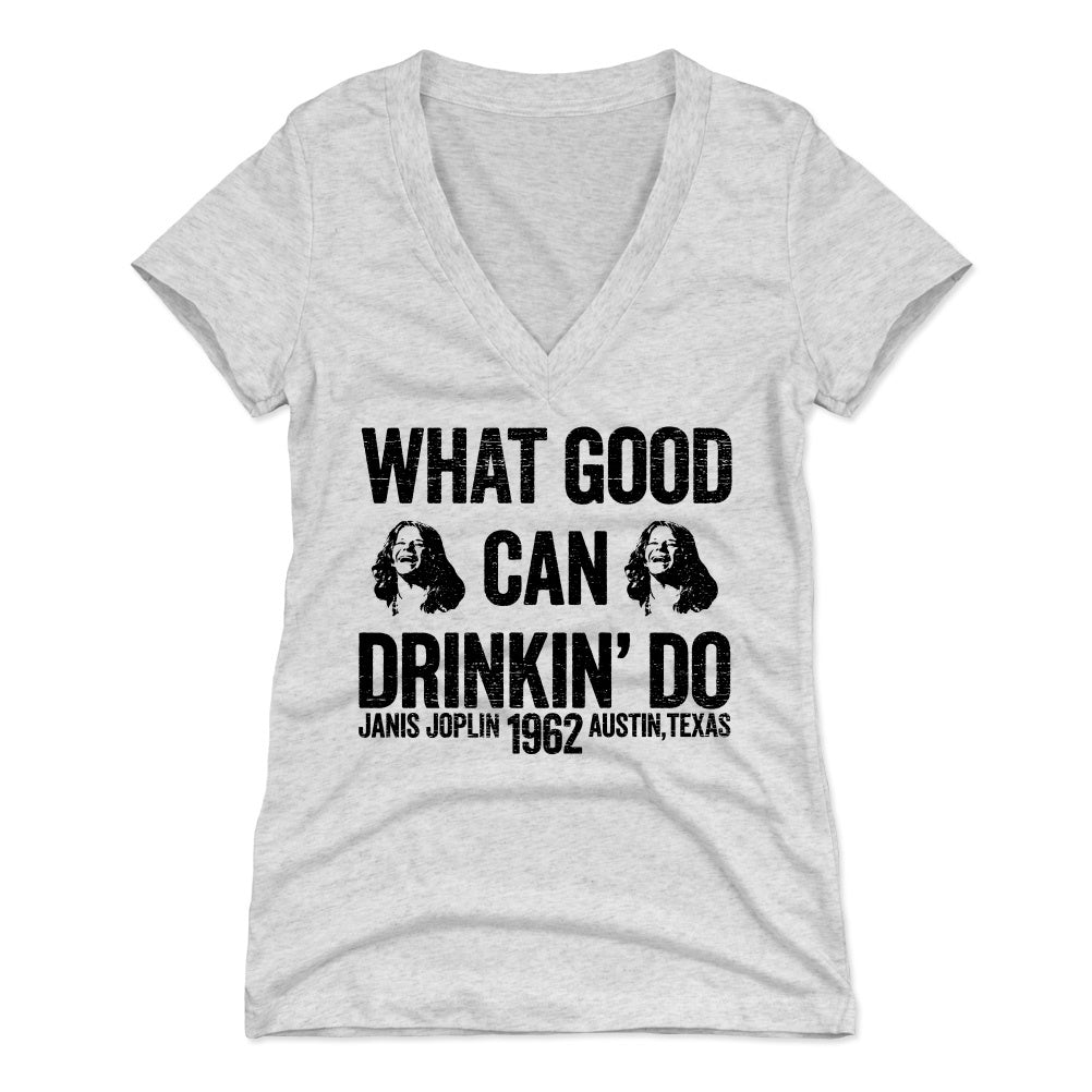 Janis Joplin Women's V-Neck T-Shirt | 500 LEVEL