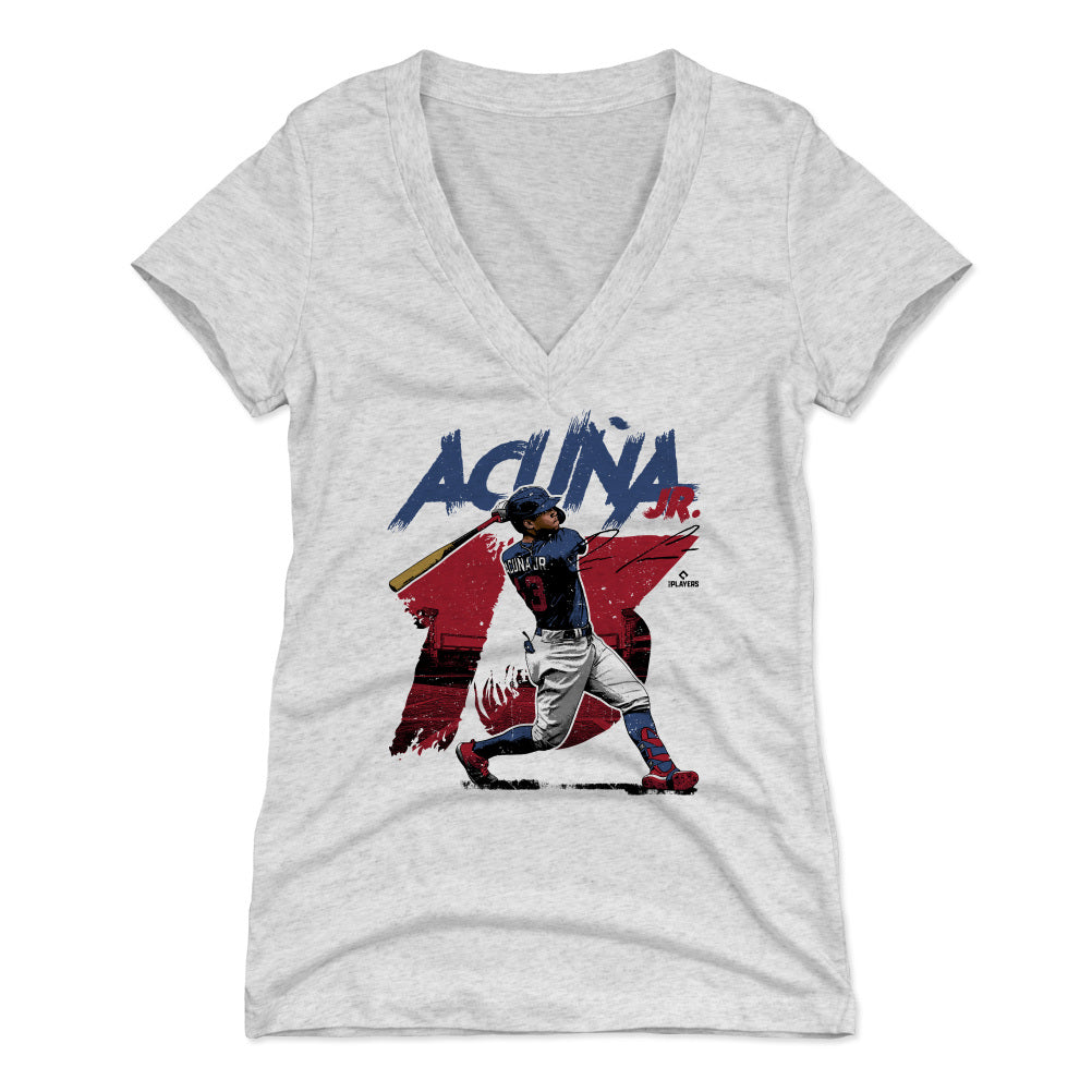 Ronald Acuna Jr. Women's V-Neck T-Shirt | 500 LEVEL