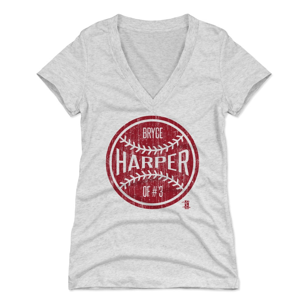 Bryce Harper Women's V-Neck T-Shirt | 500 LEVEL