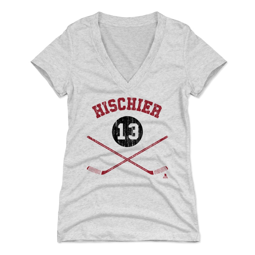 Nico Hischier Women's V-Neck T-Shirt | 500 LEVEL