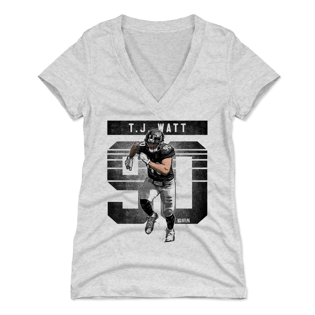 T.J. Watt Women's V-Neck T-Shirt | 500 LEVEL
