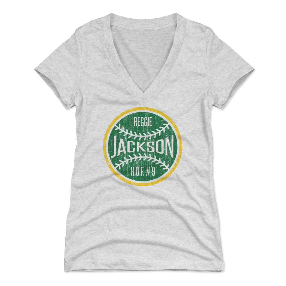 Reggie Jackson Women's V-Neck T-Shirt | 500 LEVEL