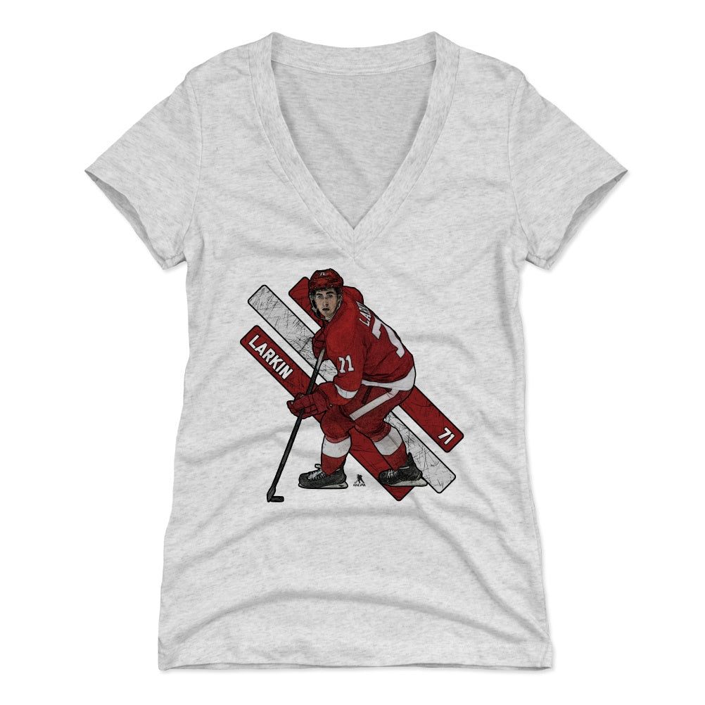 Dylan Larkin Women's V-Neck T-Shirt | 500 LEVEL