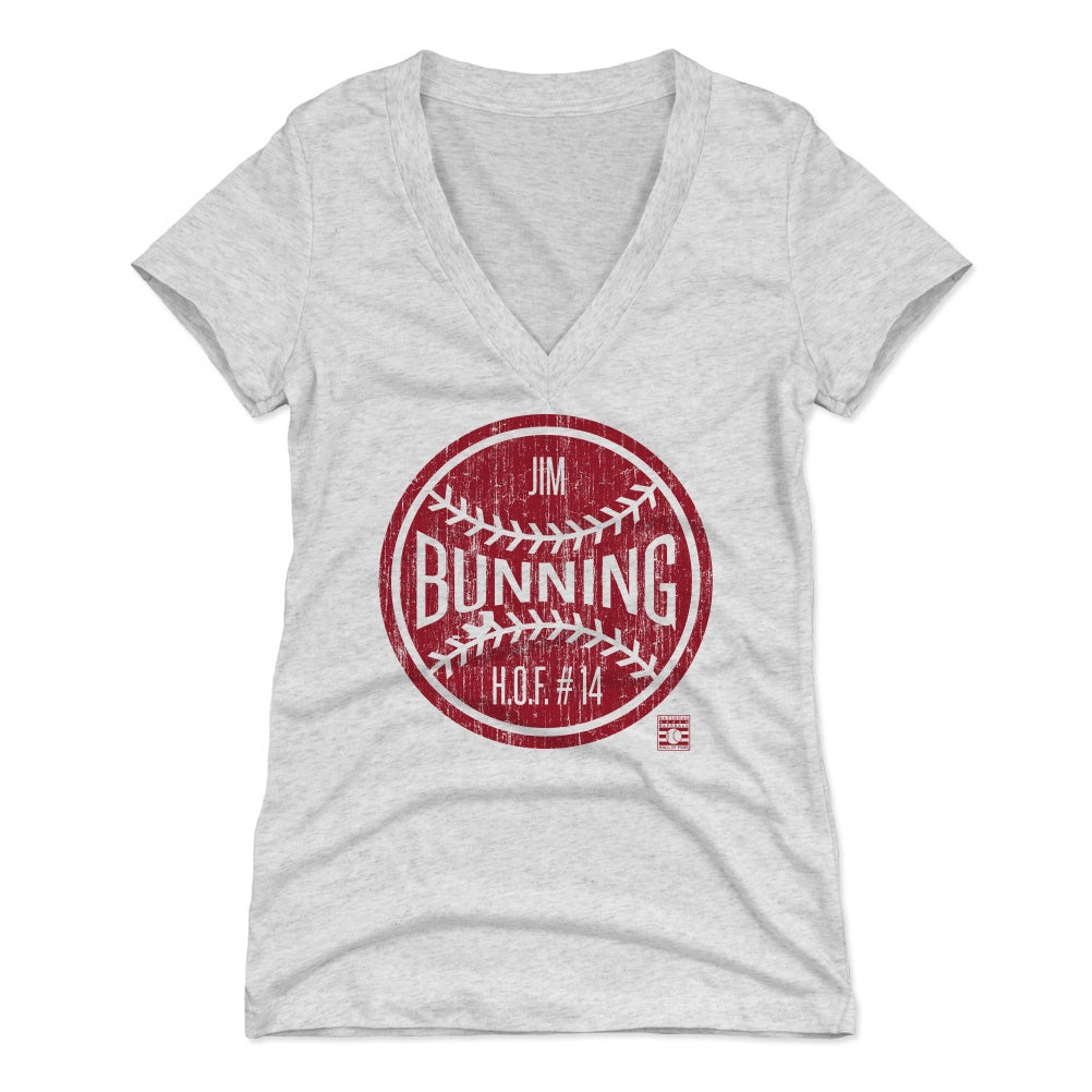 Jim Bunning Women's V-Neck T-Shirt | 500 LEVEL