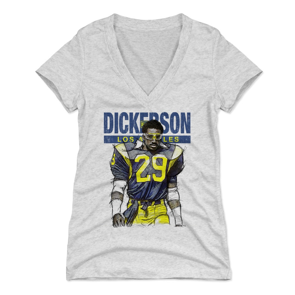 Eric Dickerson Women's V-Neck T-Shirt | 500 LEVEL