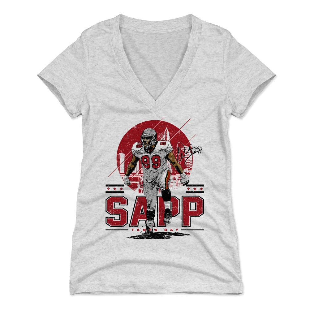 Warren Sapp Women's V-Neck T-Shirt | 500 LEVEL